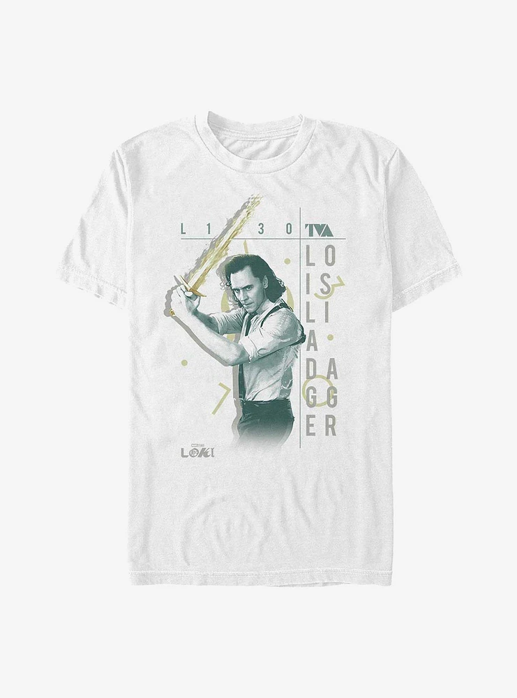 Marvel Loki Mischief Dagger T-Shirt