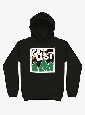 Get Lost Forest Map Hoodie