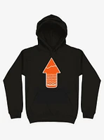 Take A Hike Up Arrow Art Hoodie