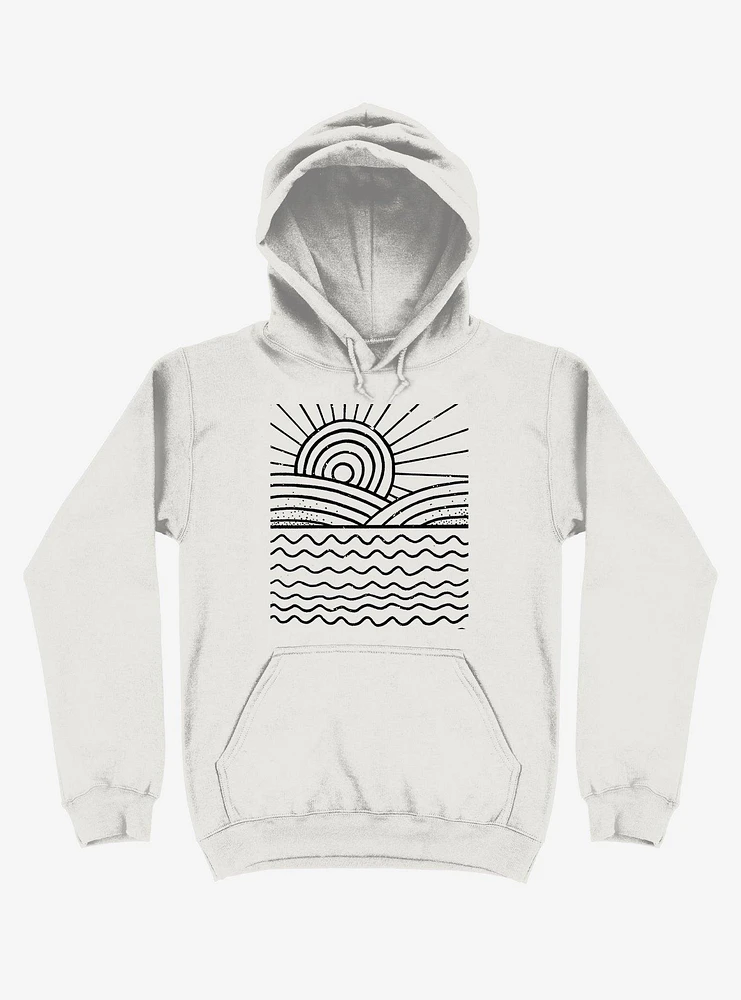 Ocean And Sun Art Hoodie