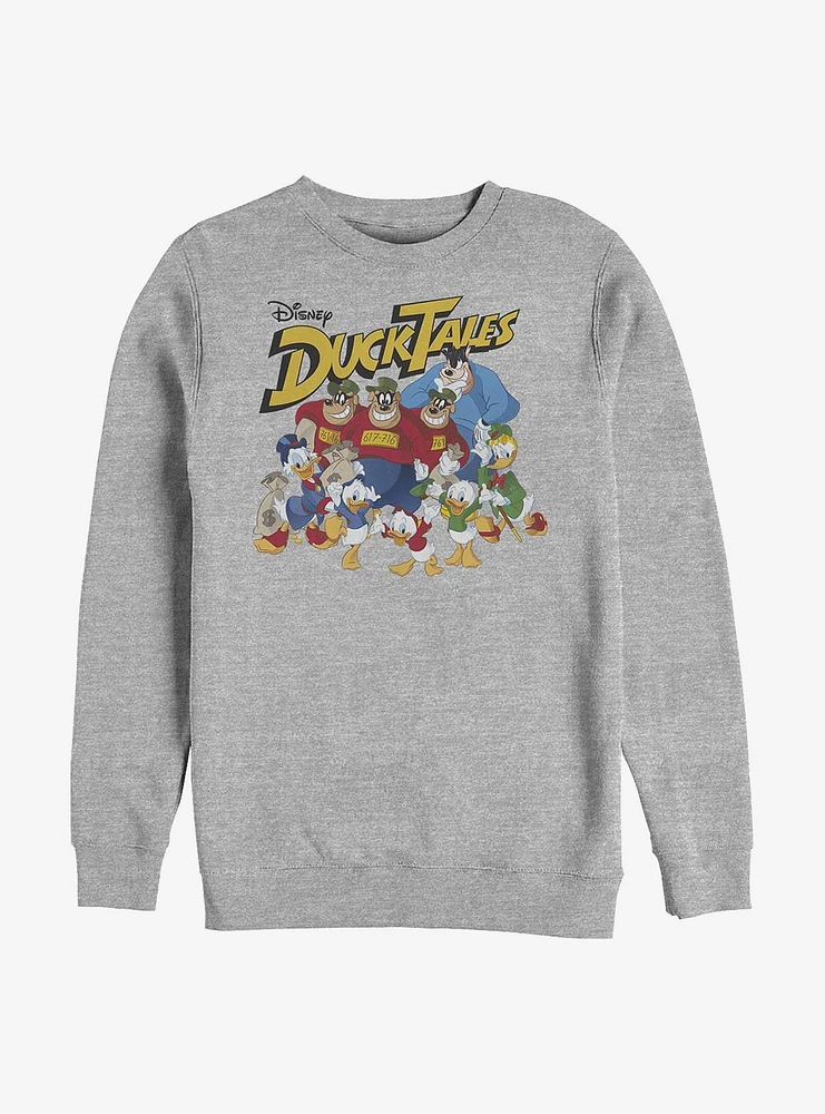 Disney Ducktales Group Shot Crew Sweatshirt