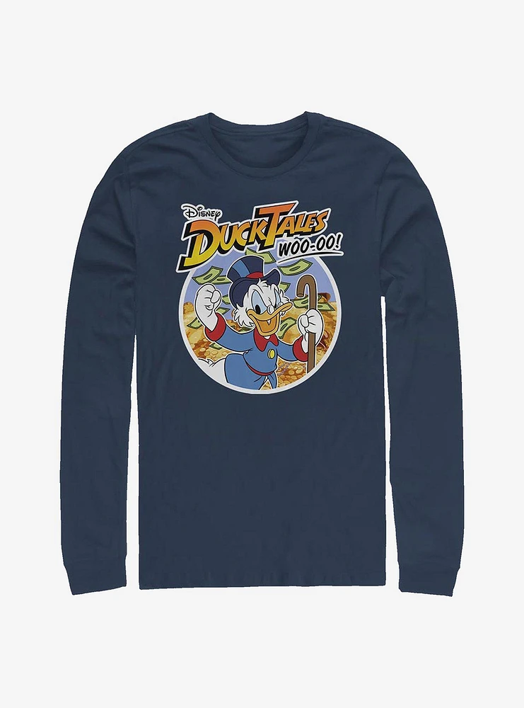 Disney Ducktales Scrooge Woo-oo Long-Sleeve T-Shirt