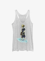 Disney Kingdom Hearts Feet Wet Girls Tank Htr