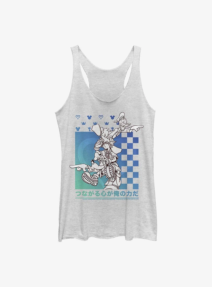 Disney Kingdom Hearts Power Friends Girls Tank Htr