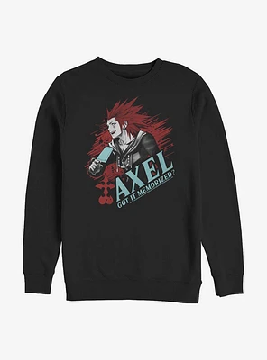 Disney Kingdom Hearts Axel Crew Sweatshirt