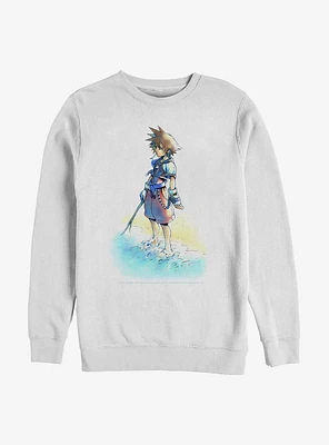 Disney Kingdom Hearts Beach Sora Crew Sweatshirt