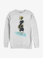 Disney Kingdom Hearts Feet Wet Crew Sweatshirt