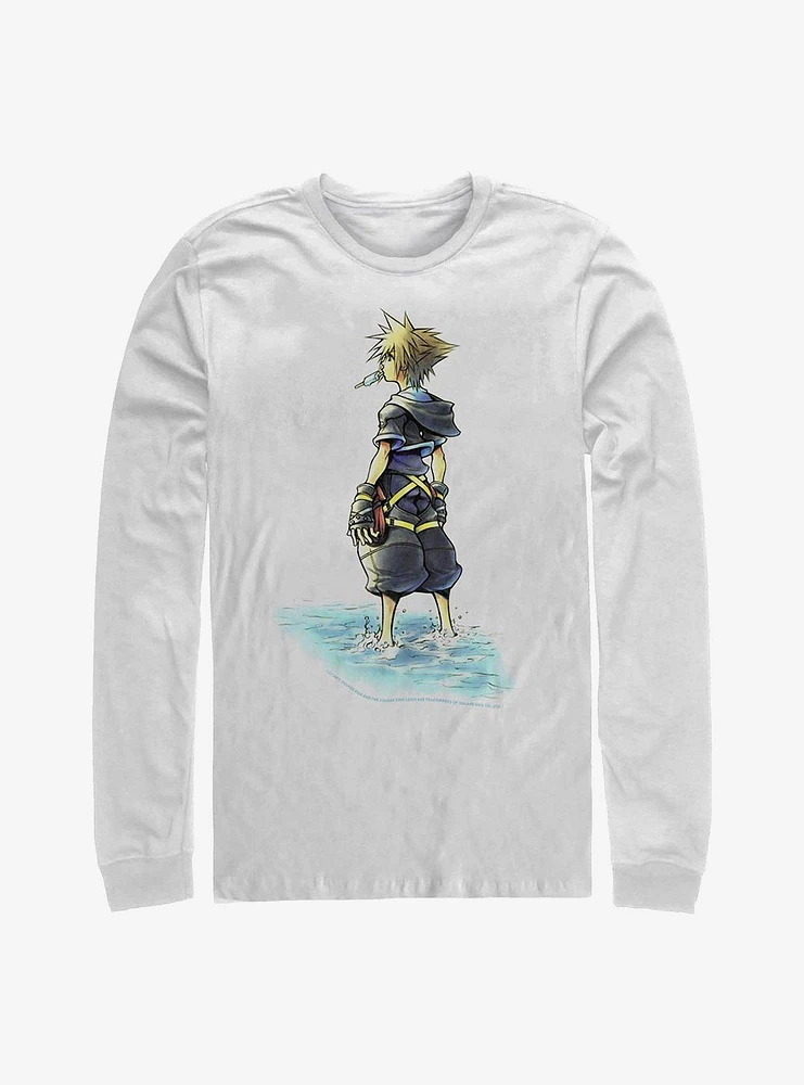 Disney Kingdom Hearts Feet Wet Long-Sleeve T-Shirt