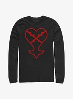 Disney Kingdom Hearts Heartless Symbol Long-Sleeve T-Shirt