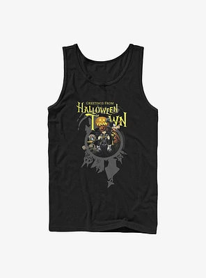 Disney Kingdom Hearts Greetings Halloween Town Tank Top