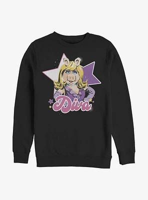 Disney The Muppets Diva Piggy Crew Sweatshirt