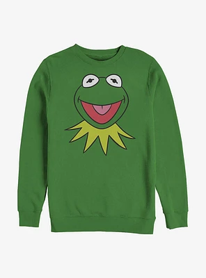 Disney The Muppets Kermit Big Face Crew Sweatshirt
