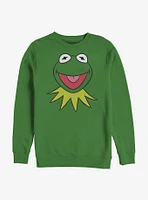 Disney The Muppets Kermit Big Face Crew Sweatshirt