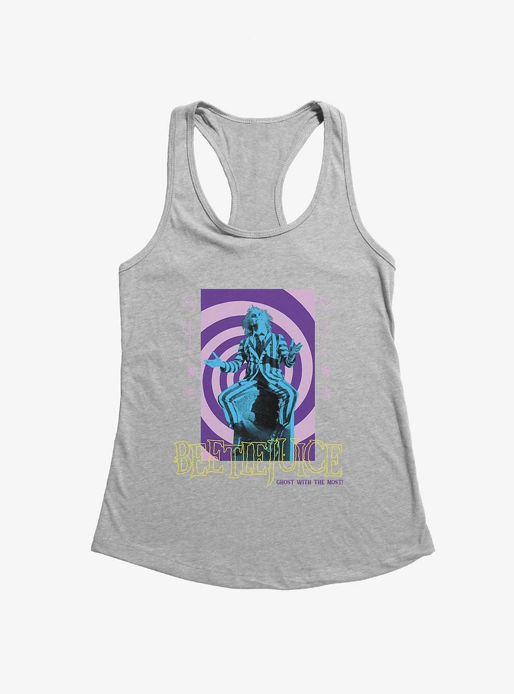 Beetlejuice Hypnotic Swirl Girls Tank