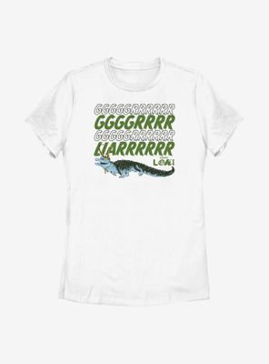 Marvel Loki Alligator Growl Womens T-Shirt