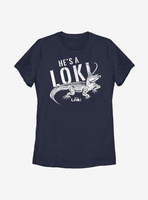 Marvel Loki Alligator Womens T-Shirt