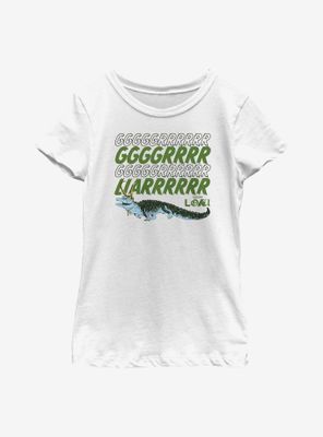 Marvel Loki Alligator Growl Youth Girls T-Shirt