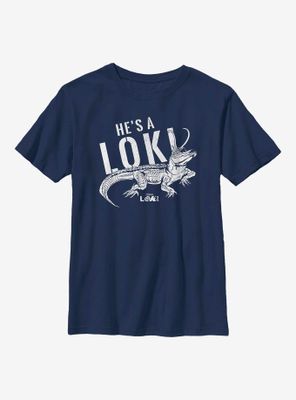 Marvel Loki Alligator Youth T-Shirt