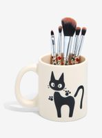 Loungefly Studio Ghibli Kiki’s Delivery Service Jiji Mug Makeup Brush Set & Holder - BoxLunch Exclusive