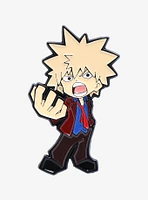 My Hero Academia: Two Heroes Chibi Bakugo in Suit Enamel Pin - BoxLunch Exclusive