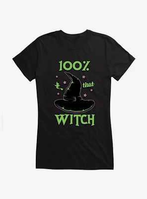 Halloween 100% That Witch Girls T-Shirt
