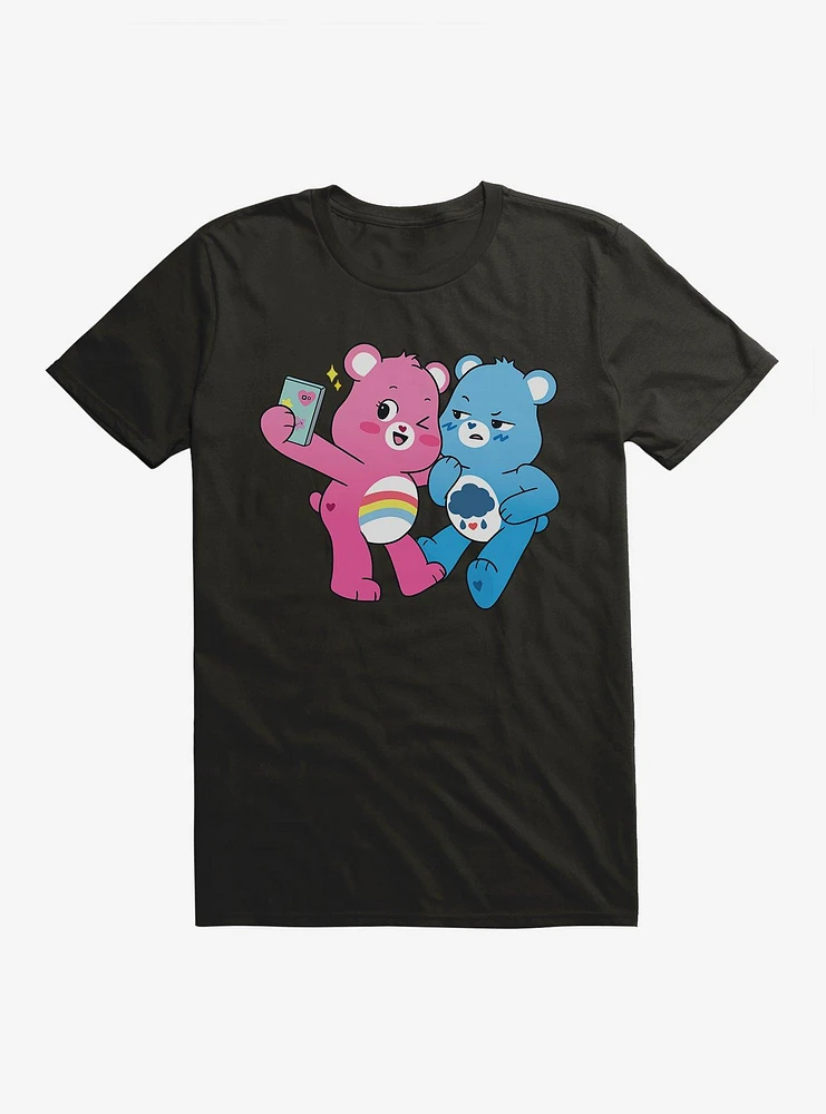 Care Bears Grumpy And Cheer Annoyed Selfie T-Shirt