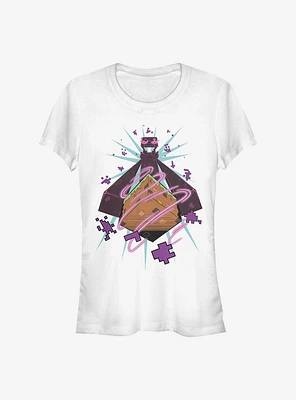 Minecraft Enderman Forced Perspective Girls T-Shirt