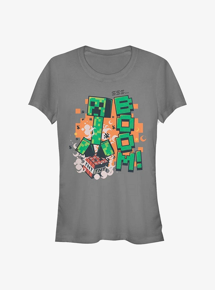 Minecraft SSS Boom Girls T-Shirt