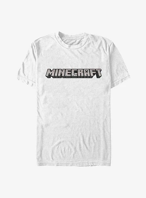 Minecraft Logo White T-Shirt