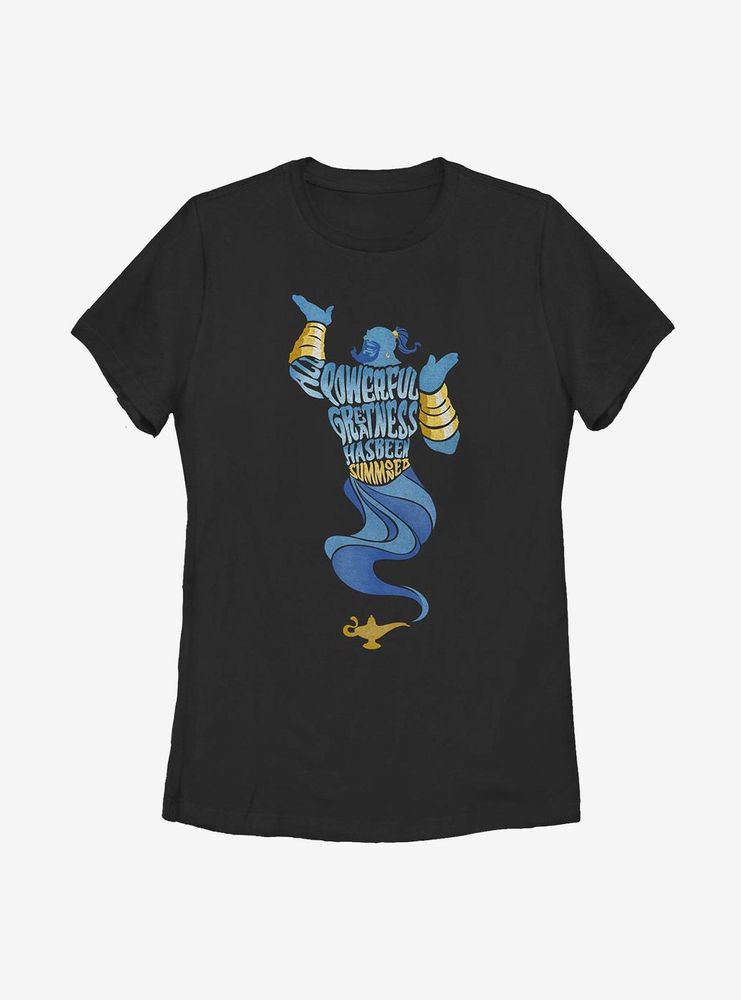 Disney Aladdin 2019 All Powerful Genie Womens T-Shirt