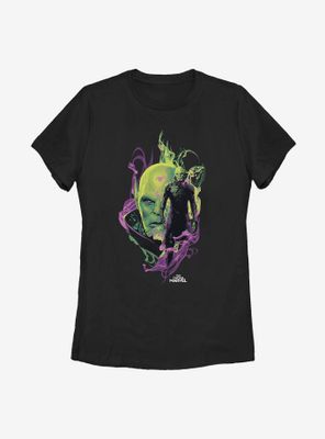 Captain Marvel Smoke Womens T-Shirt