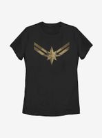 Marvel Captain Costume Symbol Womens T-Shirt