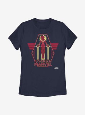Marvel Captain Take Flight Womens T-Shirt