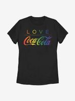 Coca-Cola Love Rainbow Coke Womens T-Shirt