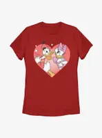 Disney Donald And Daisy Love Womens T-Shirt