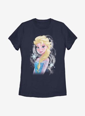 Disney Frozen Elsa Swirl Womens T-Shirt