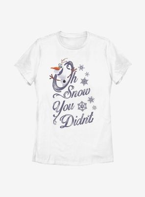 Disney Frozen Oh Snow Womens T-Shirt