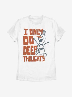 Disney Frozen 2 Deep Thoughts Womens T-Shirt