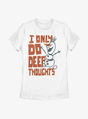 Disney Frozen 2 Deep Thoughts Womens T-Shirt
