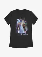 Disney Frozen 2 Group Cloud Womens T-Shirt