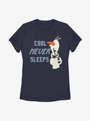 Disney Frozen 2 Olaf Never Sleeps Womens T-Shirt