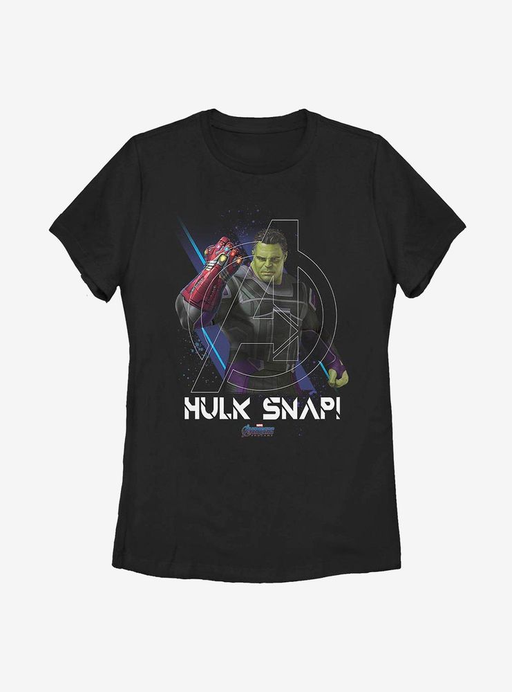 Marvel Hulk Snap Womens T-Shirt