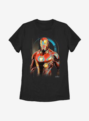 Marvel Iron Man Glow Womens T-Shirt