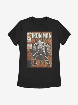 Marvel Iron Man Vintage Comic Womens T-Shirt