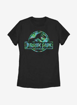 Jurassic World Floral Logo Womens T-Shirt