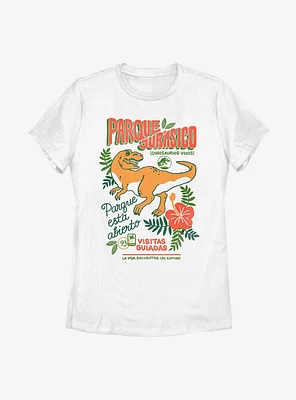Jurassic World Vacation Dinos Womens T-Shirt