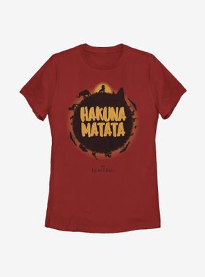 Disney The Lion King 2019 Hakuna Matata Sun Womens T-Shirt
