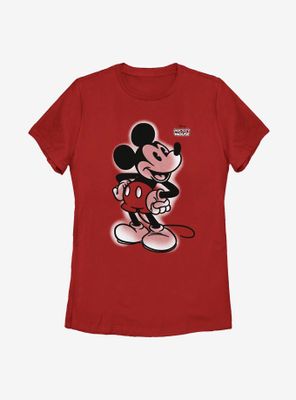 Disney Mickey Mouse Graffiti Womens T-Shirt