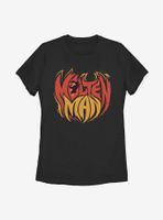 Marvel Spider-Man Molten Man Flames Womens T-Shirt