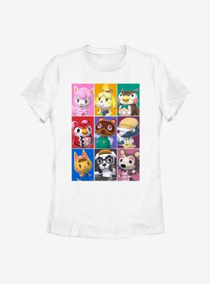 Nintendo Animal Crossing Blocks Womens T-Shirt